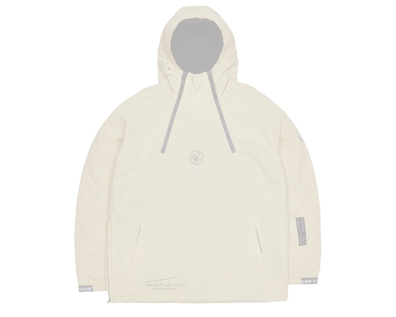 DOUBLE ZIP UP PULLOVER WHEAT / GAFH