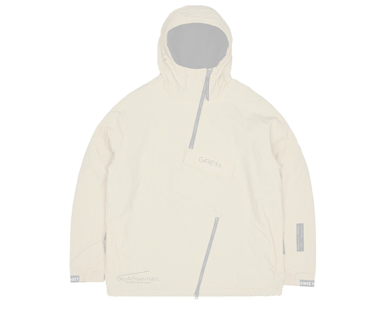 SIDE ZIP UP PULLOVER WHEAT / GAFH