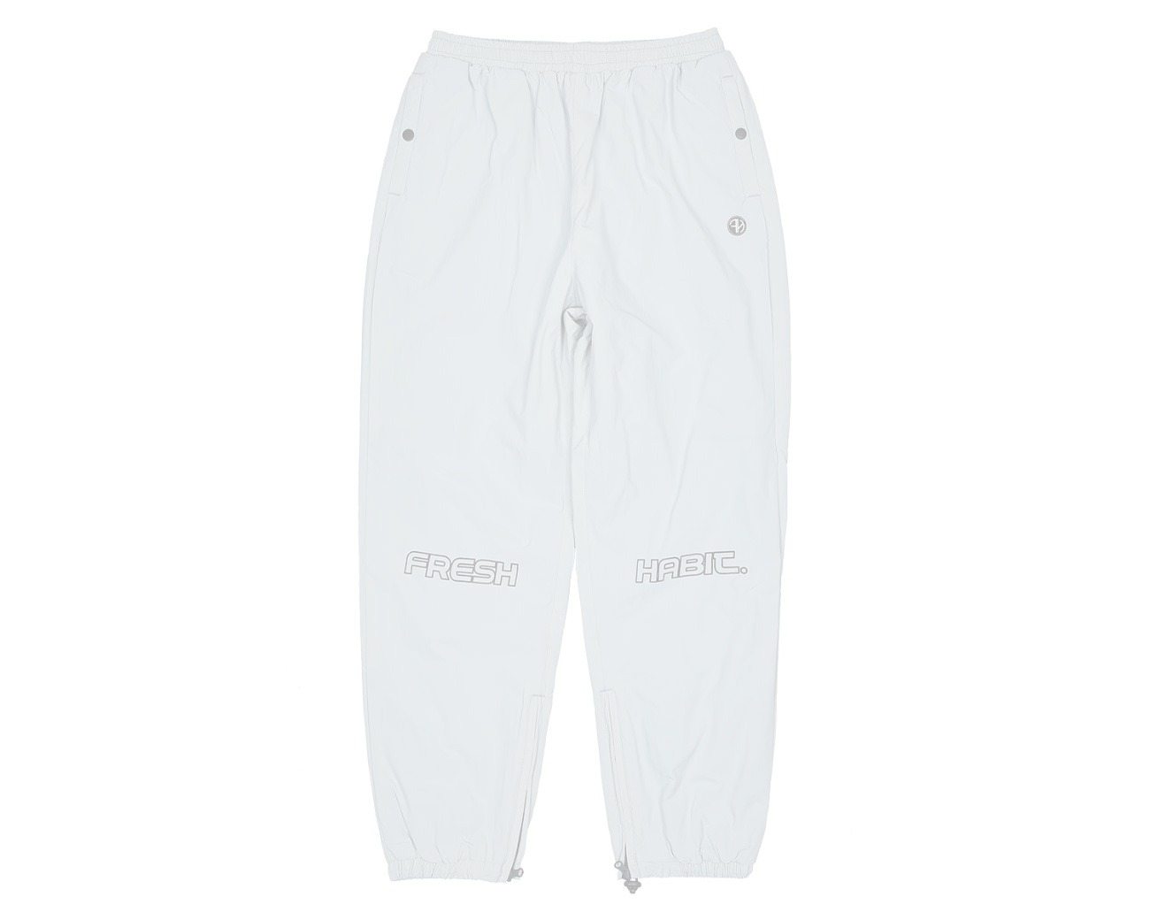 FH TRACK PANTS WHITEGRAY / GAFH